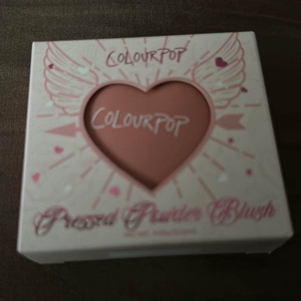 New colourpop press powder, blush heart shape colour lets dance come with box - Picture 2 of 6